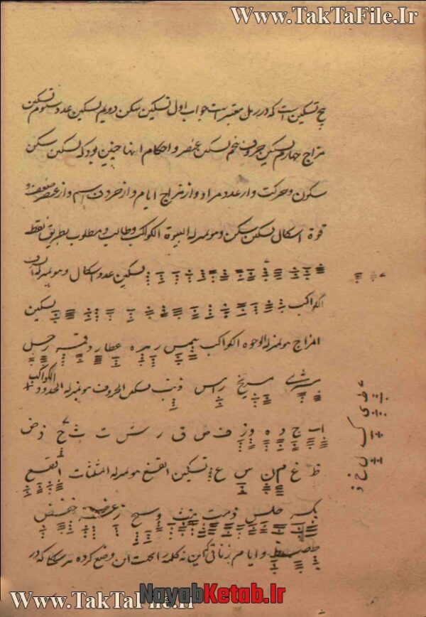 دانلود کتاب عین الرمل قلمی - Image 4