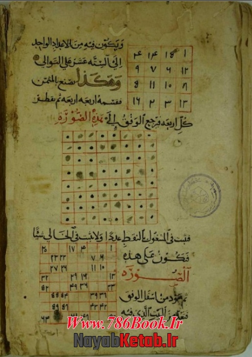 کتاب اللمعة النورانية في الاوراد الربانية تالیف البونی احمد بن علی