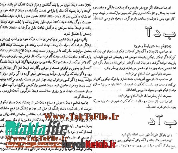 دانلود کتاب فال چوب (حضرت امام جعفر صادق و دانیال نبی علیه السلام) - Image 2