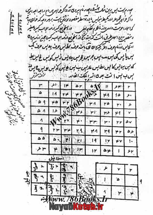 دانلود کتاب جفر خافیه، شمس صدور (معروف به جفر احمر) (شامل سه نوع) - Image 4