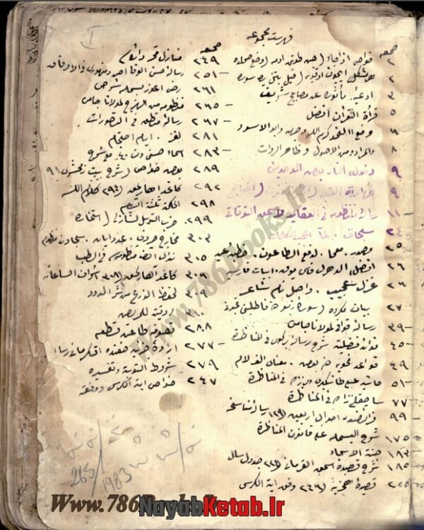 کتاب جنت الاسماء، فوائد الفضلیه مجموعه فوائد، شرح معما (فارسی و عربی) - Image 6