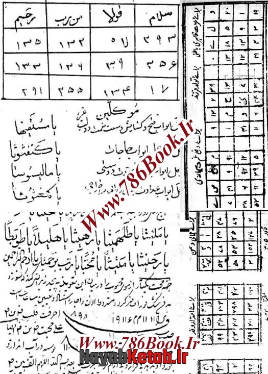 کشکول شیخ بهائی ادعیه و طلسم و احضاریات