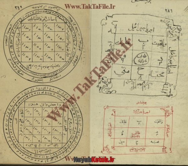 دانلود کتاب مجموعه رسائل مختلفه در رمل و اسرار قاسمی مصور - Image 6