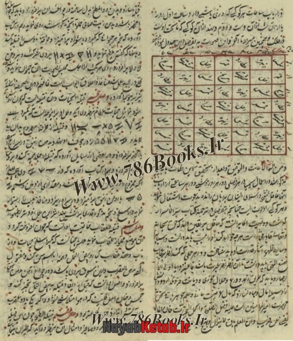 کتاب مجموعه رسائل مختلفه در رمل و اسرار قاسمی مصور، طلسمات مریخ الهند از بلیناس حکیم - Image 3