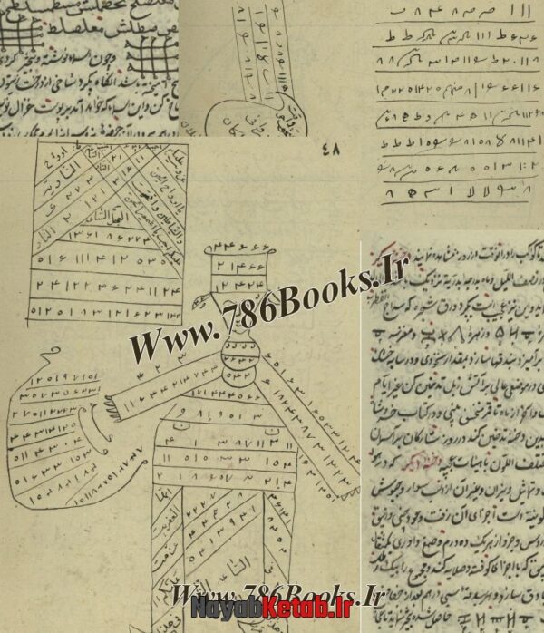 کتاب مجموعه رسائل مختلفه در رمل و اسرار قاسمی مصور، طلسمات مریخ الهند از بلیناس حکیم - Image 8