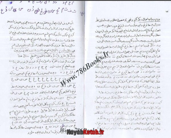 دانلود کتاب رساله فی معرفه استخراج اسماء الله تبارک و فی تعالی و الغزایم و بعض قواعد الجفر (دو نوع) - Image 2